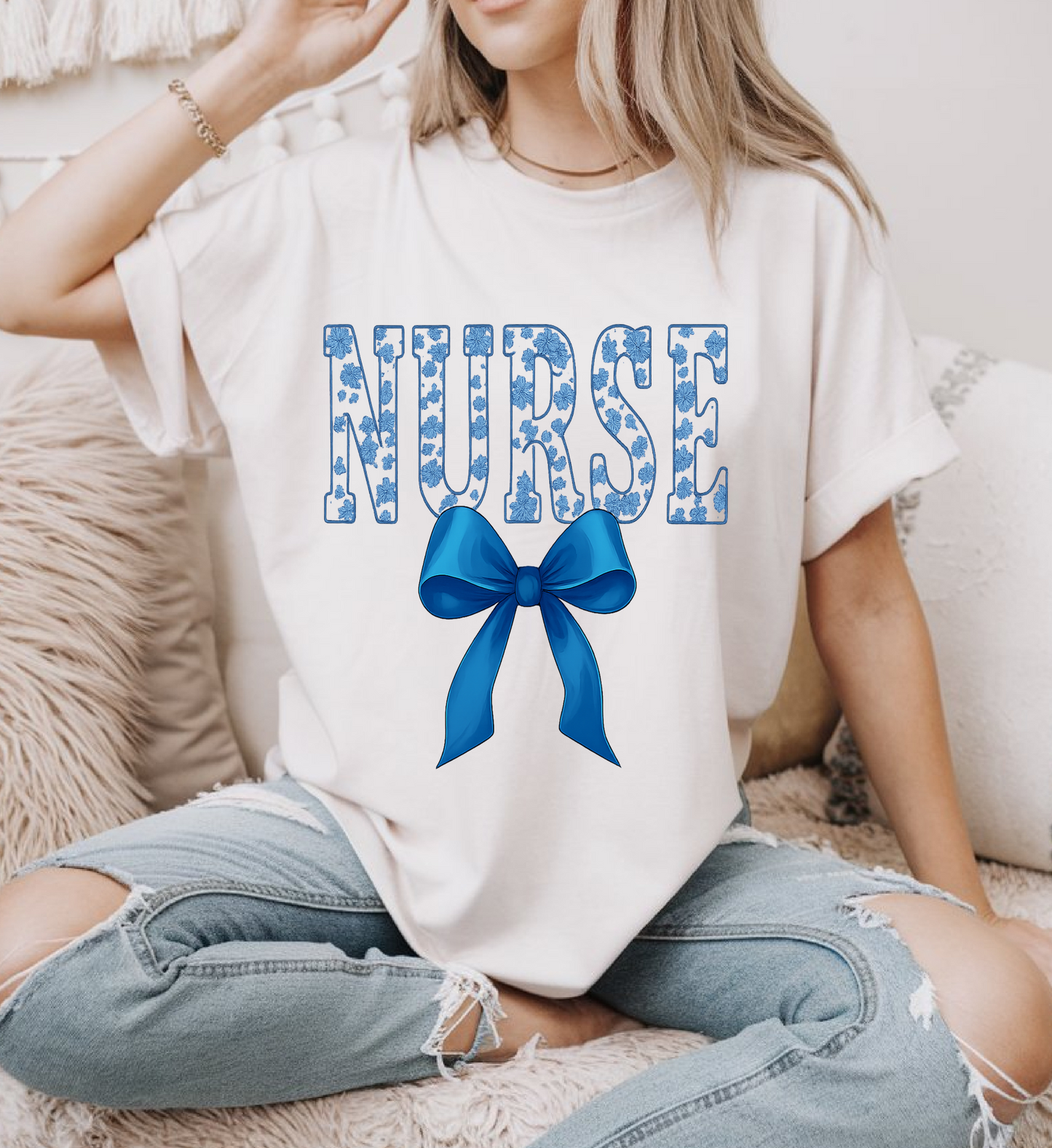 Blue Flower Nurse