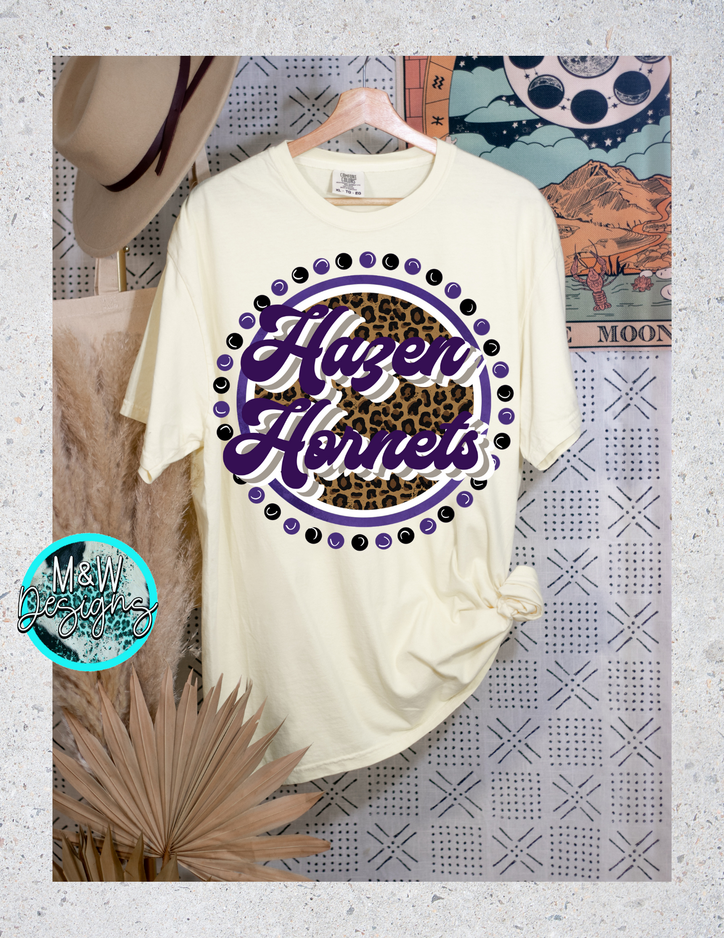 Hazen Hornets cheetah circle