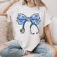 Blue flower stethoscope
