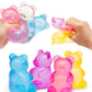 Gummy bear cute cat  Squishy fidget Toy Stress Relief Toy