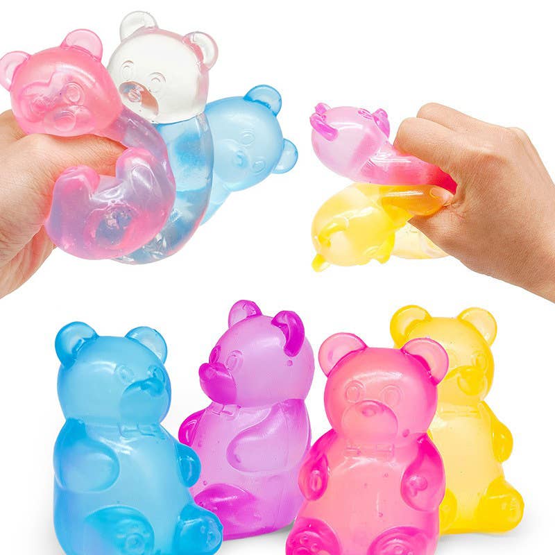 Gummy bear cute cat  Squishy fidget Toy Stress Relief Toy