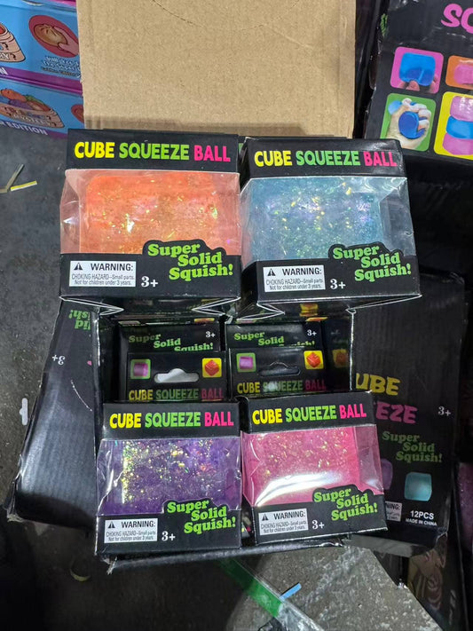 HOT TRENDY Squishy Cubes - Glitter