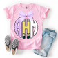 PURPLE MONOGRAM