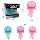 Sequin Glitter jellyfish squishy sensory toy-no brand
