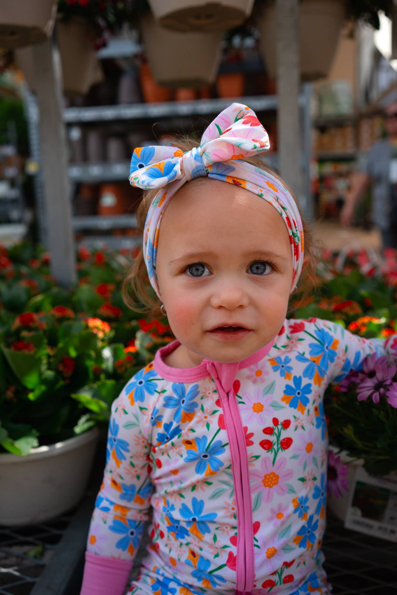Ladybug Floral Bamboo Zippy Pajamas