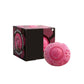Smiley fuzz ball flower power stress ball squishy toy