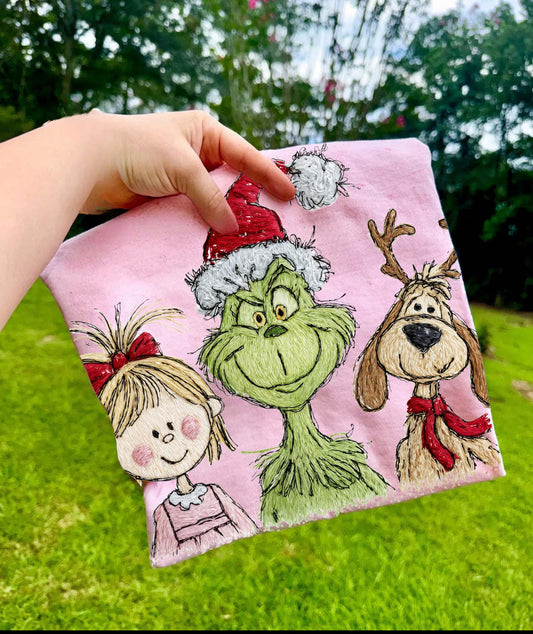 Yarn green man design