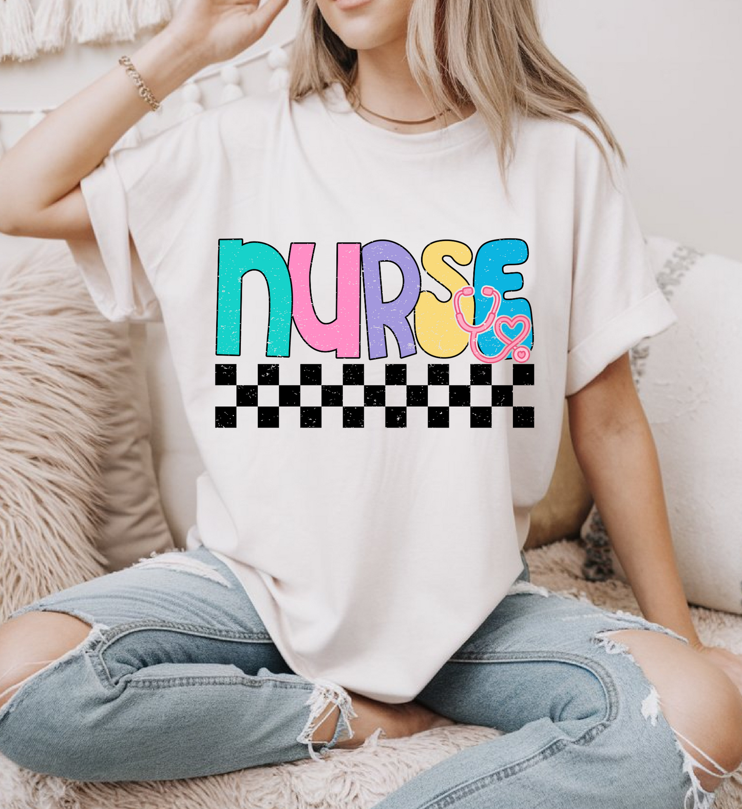 Colorful nurse