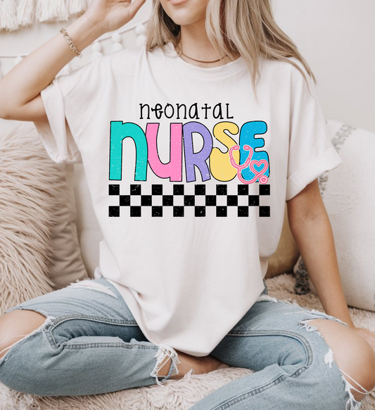 Colorful nurse