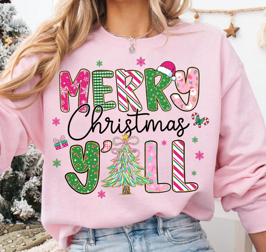 Merry Christmas y’all pink