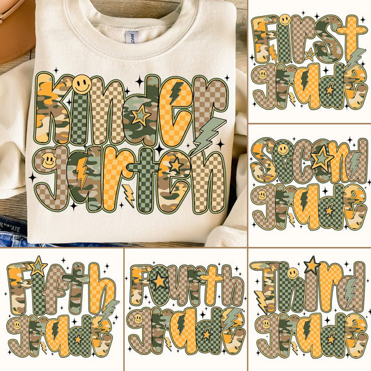 CAMO GRADE LETTERS