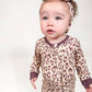 Classic Leopard  - LS Convertible Zip PJs