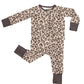 Classic Leopard  - LS Convertible Zip PJs