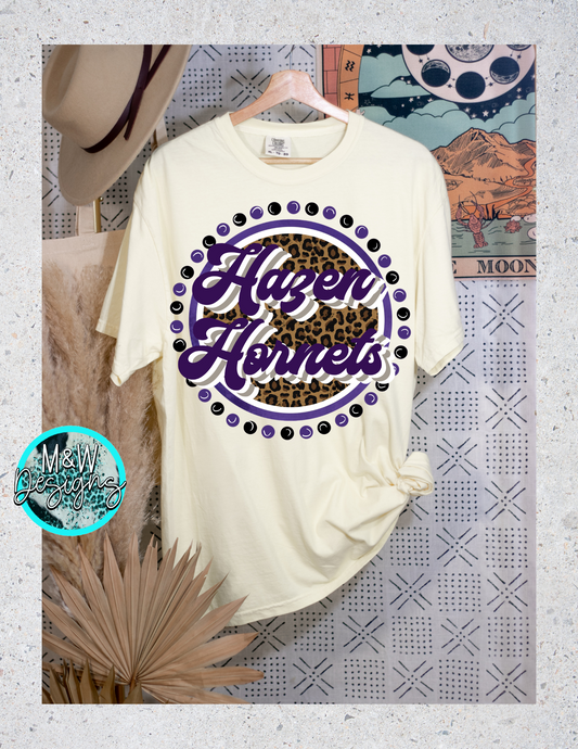 Hazen Hornets cheetah circle