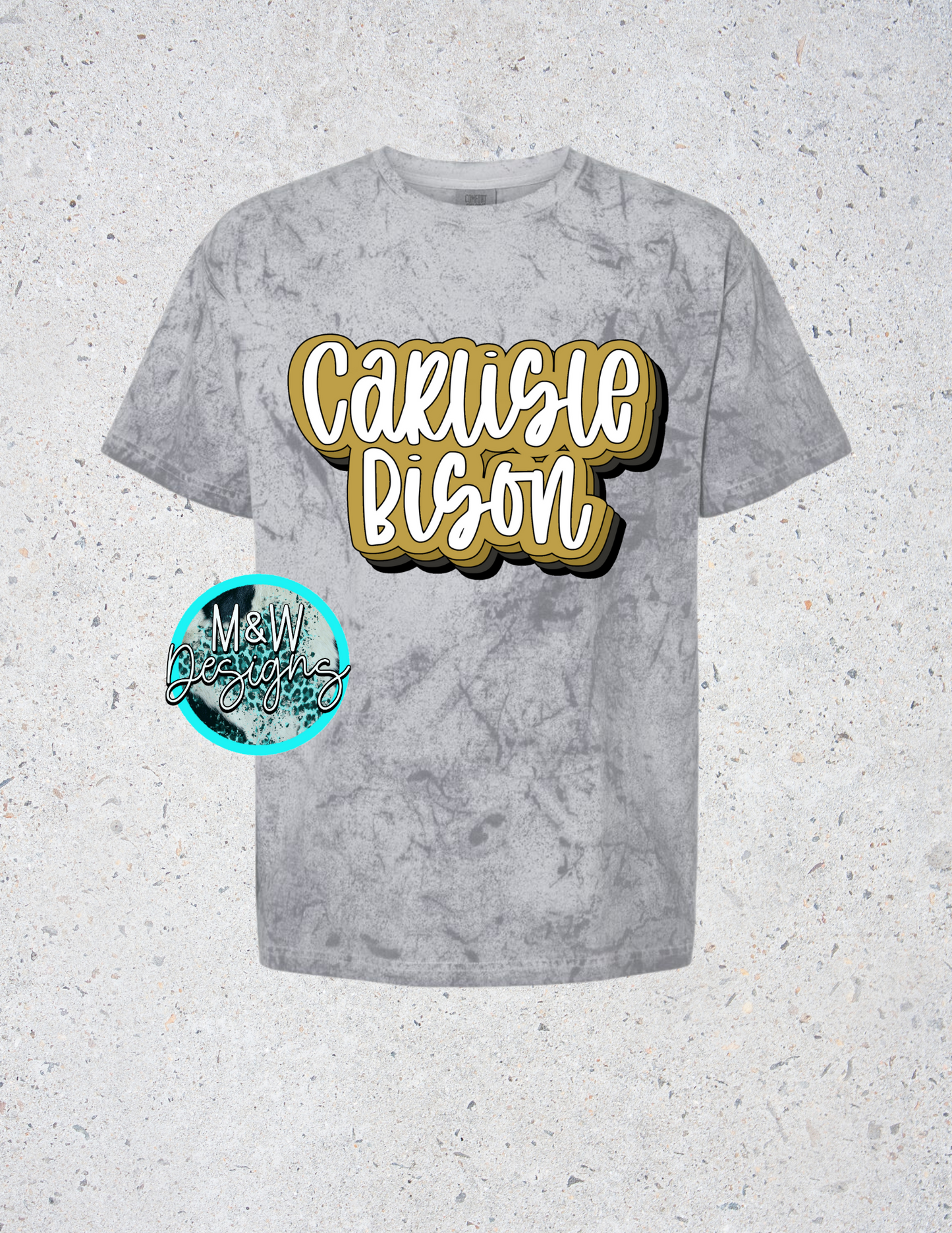 Carlisle Bison Hand Writing Kid